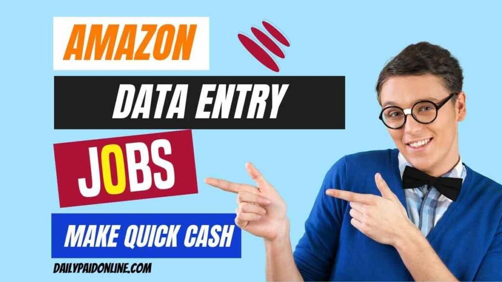 Amazon Data Entry Jobs